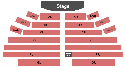 seating chart for Chinook Winds Casino - Endstage 2 - eventticketscenter.com