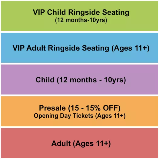 seating chart for Mayfair Shopping Centre - GA Adult/ Child & VIP - eventticketscenter.com
