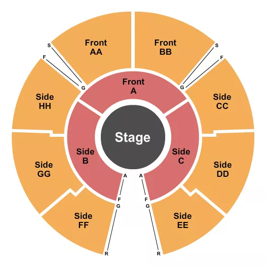 seating chart for Circus Vazquez - Potomac Mills Mall - Circus Vasquez 2 - eventticketscenter.com