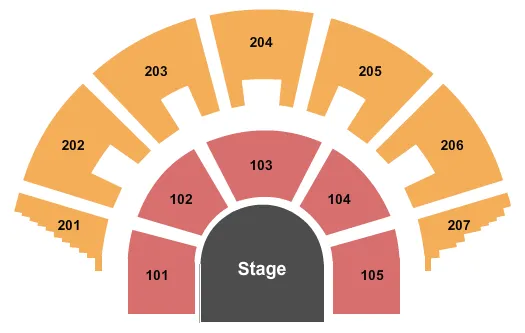 seating chart for Cirque du Soleil - Disney Springs - Cirque - eventticketscenter.com