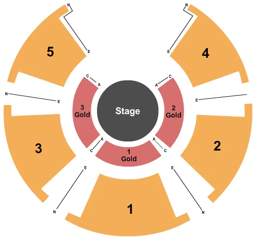 seating chart for Oakwood Mall - Eau Claire - Circus - eventticketscenter.com