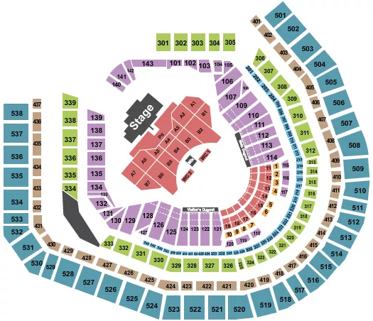 New York Mets Interactive Seating Chart with Seat Views