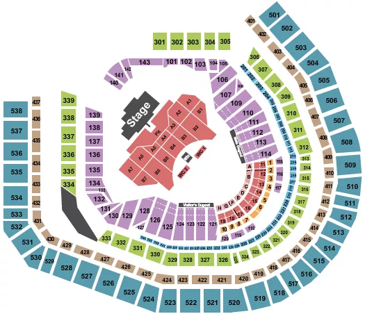seating chart for Citi Field - Blink 182 - eventticketscenter.com