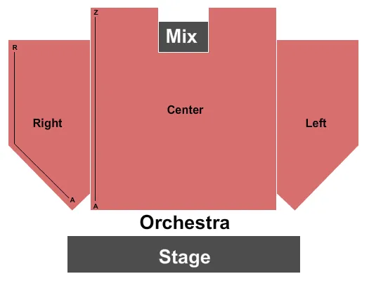 seating chart for City Hall Live - End Stage - eventticketscenter.com