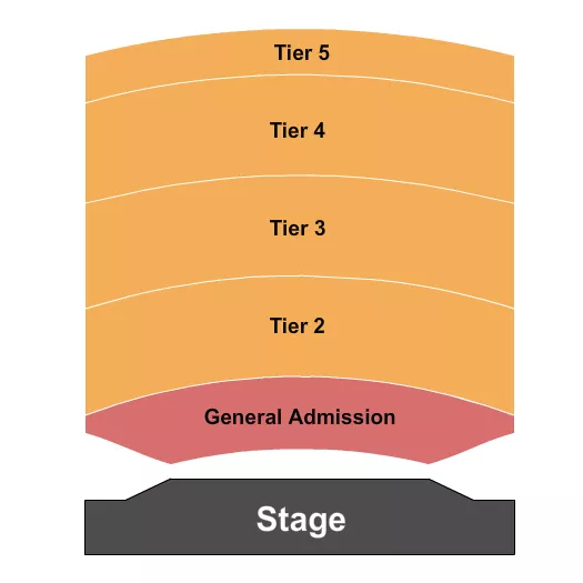 seating chart for City National Grove of Anaheim - Tiers 2-5/Front GA - eventticketscenter.com