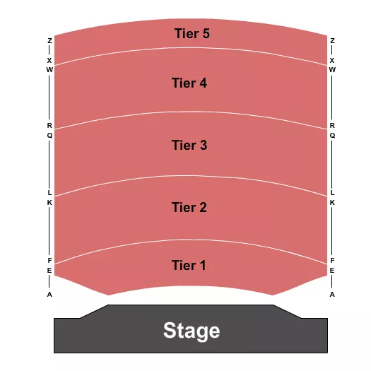 seating chart for City National Grove of Anaheim - Tiers A-Z - eventticketscenter.com