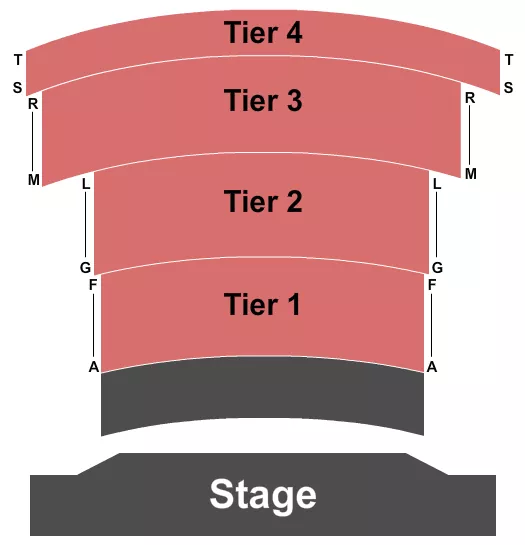 seating chart for City National Grove of Anaheim - Tiers 1-4 - eventticketscenter.com