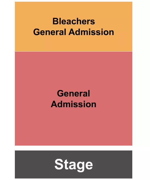 seating chart for City Parks Foundation SummerStage - GA & Bleachers 2 - eventticketscenter.com