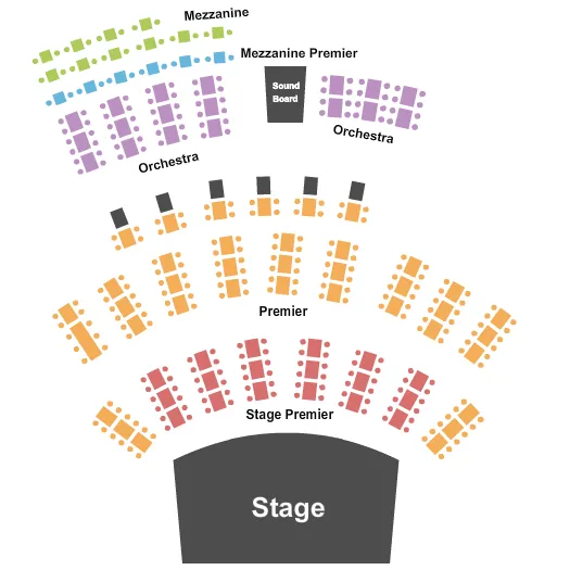 seating chart for City Winery - Atlanta - Endstage 2 - eventticketscenter.com