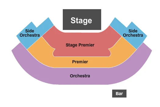 seating chart for City Winery - Hudson Valley - End Stage - eventticketscenter.com