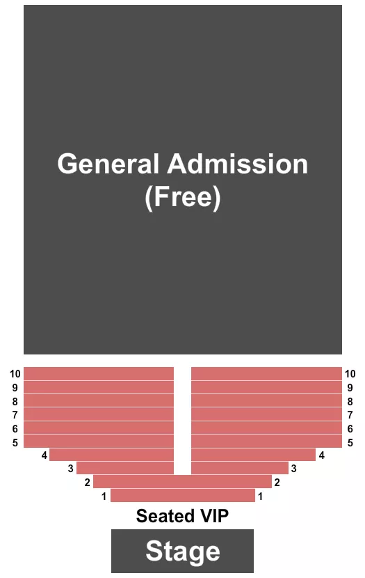 seating chart for Claremore Expo Center - VIP Seating (Free GA) - eventticketscenter.com