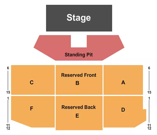 seating chart for Clark County Event Center - End Stage - eventticketscenter.com