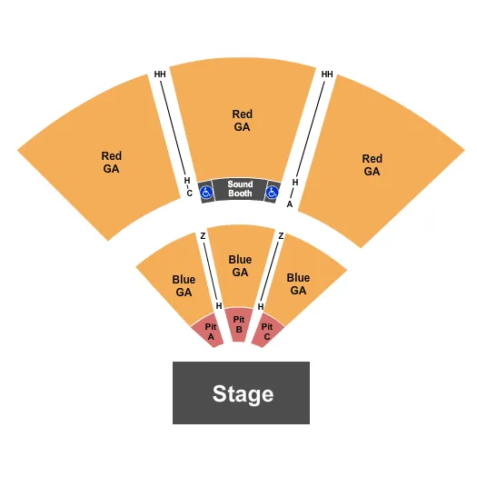 seating chart for Virginia Credit Union LIVE! at Richmond Raceway - General Admission - eventticketscenter.com