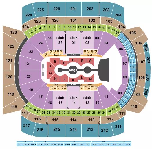 seating chart for Climate Pledge Arena - Gracie Abrams 2 - eventticketscenter.com