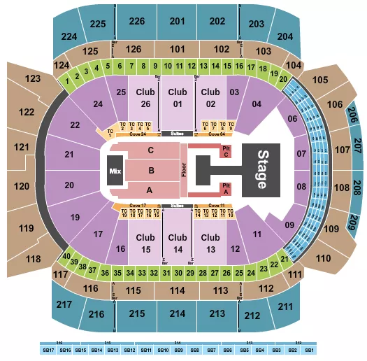 seating chart for Climate Pledge Arena - Ive - eventticketscenter.com