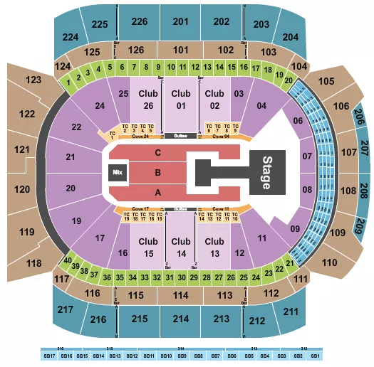 seating chart for Climate Pledge Arena - Katseye - eventticketscenter.com