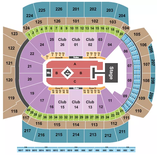 seating chart for Climate Pledge Arena - Kylie Minogue - eventticketscenter.com