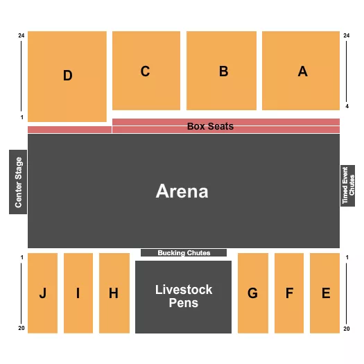 seating chart for Clovis Rodeo Grounds - Rodeo & Concert - eventticketscenter.com