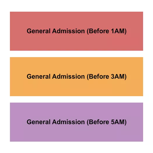 seating chart for Club Space - GA Entry 2 - eventticketscenter.com