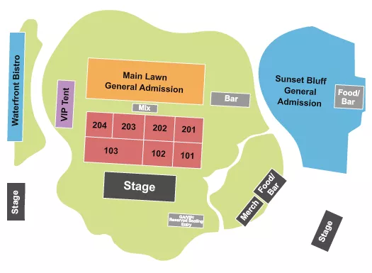 seating chart for Coachman Park - Festival w/ Lawn 2 - eventticketscenter.com