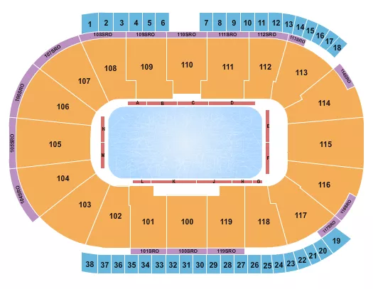 seating chart for Coca-Cola Coliseum - Stars On Ice - eventticketscenter.com