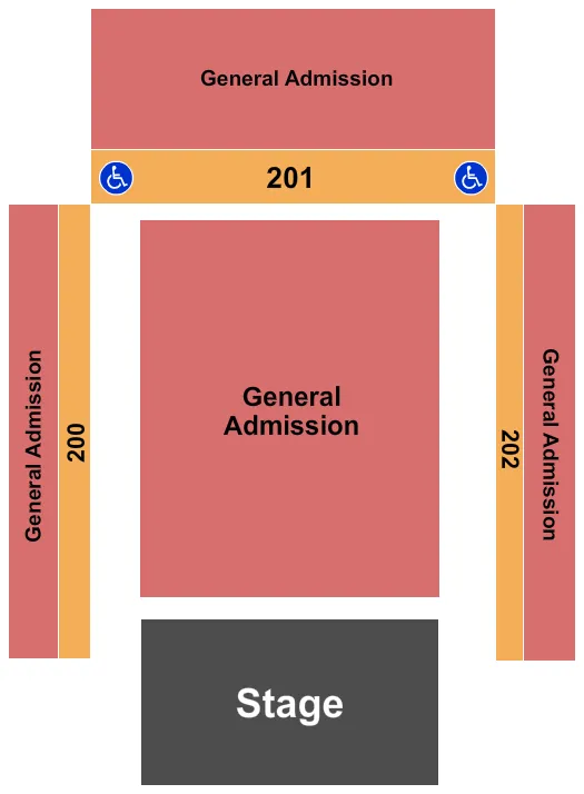 seating chart for Coca-Cola Roxy - Marshmello - eventticketscenter.com