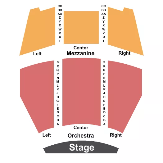 seating chart for Cole Auditorium - End Stage - eventticketscenter.com