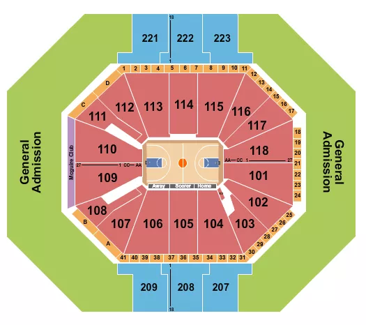 Colonial Life Arena Tickets Seating