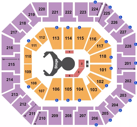 seating chart for Colonial Life Arena - Cirque Ovo - eventticketscenter.com