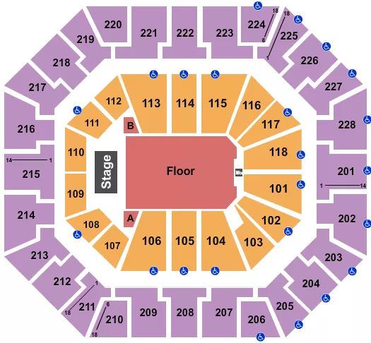 seating chart for Colonial Life Arena - Comedy - eventticketscenter.com