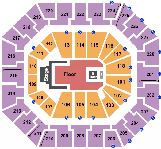 seating chart for Colonial Life Arena - Jelly Roll - eventticketscenter.com