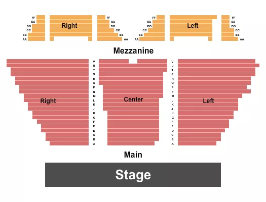 seating chart for Columbus North High School - Endstage - eventticketscenter.com