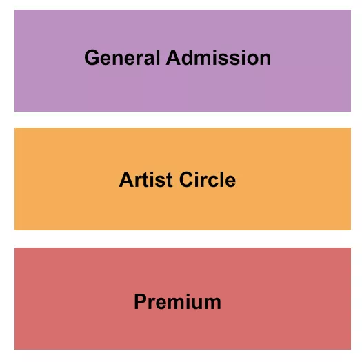 seating chart for Combs Performing Arts Center - Premium - Artist Circle - GA - eventticketscenter.com