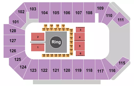 seating chart for Comerica Center - MMA - eventticketscenter.com