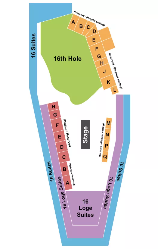 seating chart for Concert in The Coliseum at TPC Scottsdale - Concert In The Coliseum 2 - eventticketscenter.com