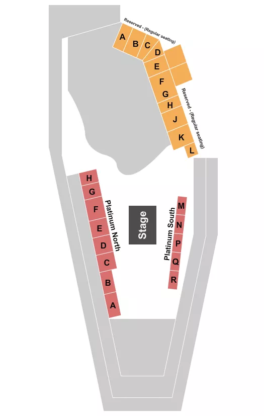 seating chart for Concert in The Coliseum at TPC Scottsdale - Concert In The Coliseum - eventticketscenter.com