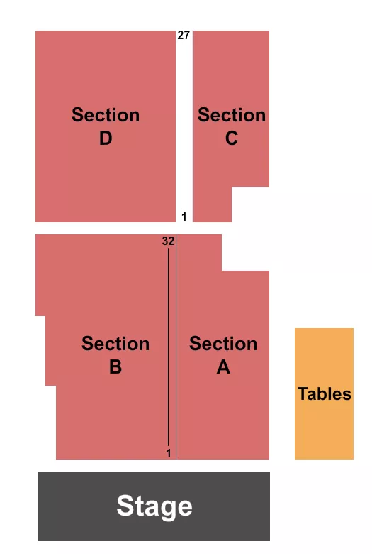 seating chart for Concerts In The Park at Viejas Casino & Resort - Endstage 3 - eventticketscenter.com