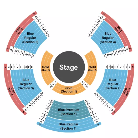 seating chart for Mesilla Valley Mall - Cirque Italia - eventticketscenter.com