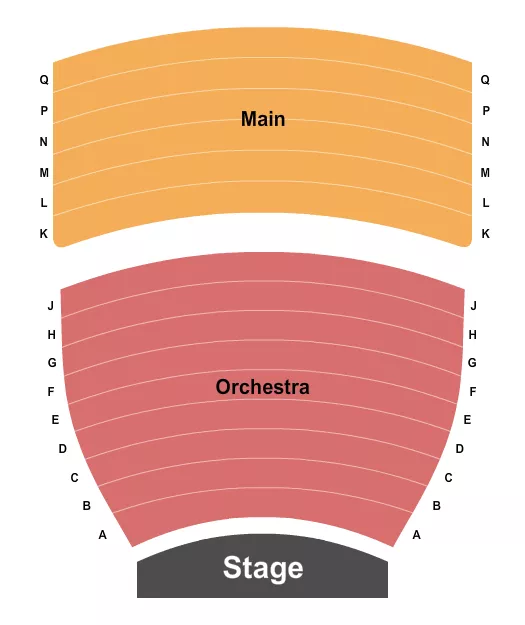 seating chart for Conrad Prebys Performing Arts Center - Endstage - eventticketscenter.com