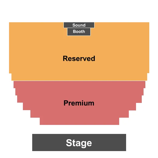 seating chart for Cookeville Performing Arts Center - Endstage 2 - eventticketscenter.com