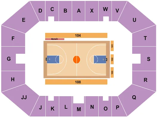 seating chart for Cool Insuring Arena - Harlem Globetrotters - eventticketscenter.com