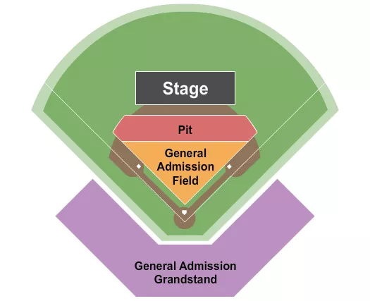 seating chart for Copeland Park - Concert - Pit & 2 GA's - eventticketscenter.com