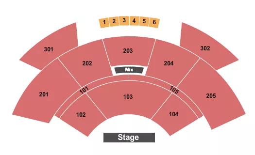 seating chart for Country Club Hills Amphitheater - End Stage - eventticketscenter.com