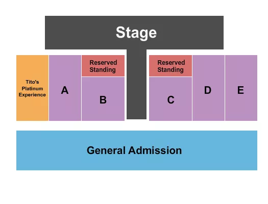 seating chart for Country Thunder USA - Wisconsin - Country Thunder - eventticketscenter.com