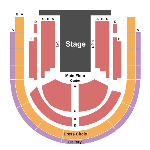 seating chart for Courtyard Theater at Chicago Shakespeare Theatre - Endstage - eventticketscenter.com
