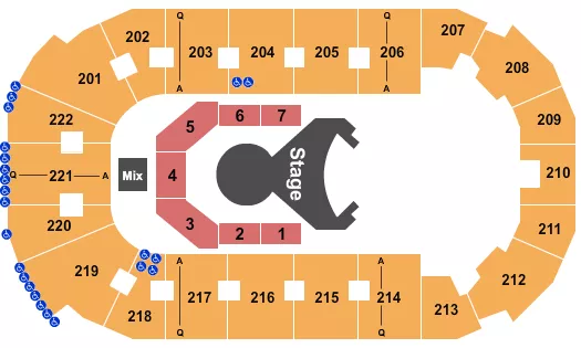 seating chart for Covelli Centre - Youngstown - Cirque Ovo - eventticketscenter.com