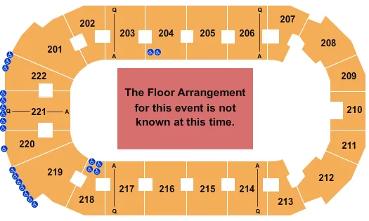 seating chart for Covelli Centre - Youngstown - Generic Floor - eventticketscenter.com