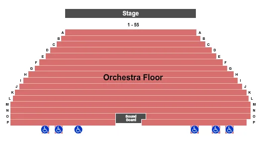 seating chart for Cowichan Theatre - Endstage - eventticketscenter.com