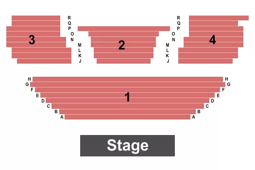 seating chart for Crater Performing Arts Center - Endstage - eventticketscenter.com