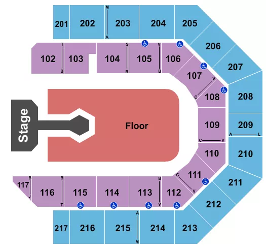 seating chart for Credit Union 1 Arena - Don Toliver - eventticketscenter.com